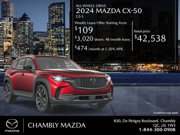 Get the 2024 Mazda CX-50