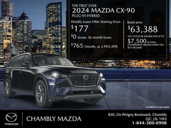 Get the 2024 Mazda CX-90 PHEV