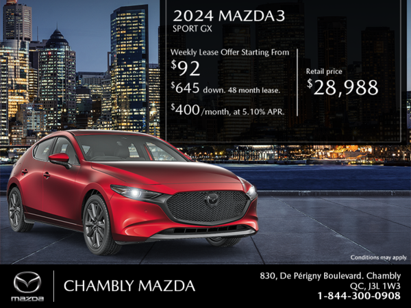 Get the 2025 Mazda 3 Sport