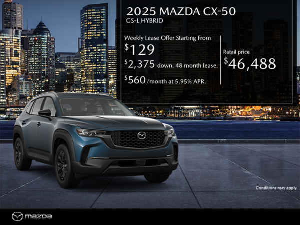 Chambly Mazda - Get the 2025 Mazda CX-50 Hybrid