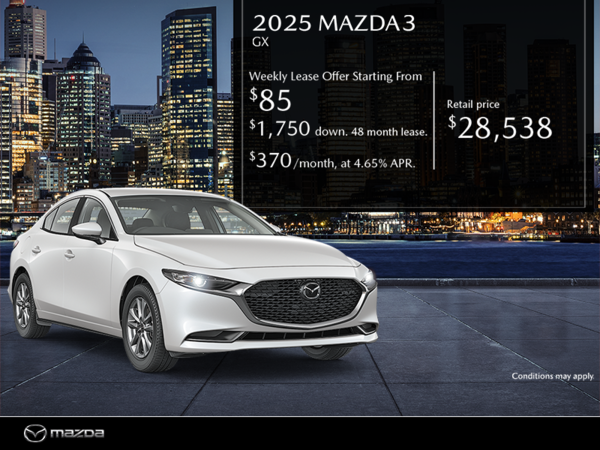 Chambly Mazda - Get the 2025 Mazda3