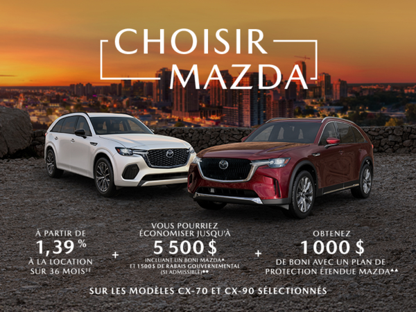L'événement Choisir Mazda