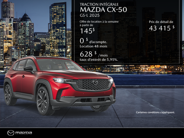 Procurez-vous le Mazda Cx-50 2025