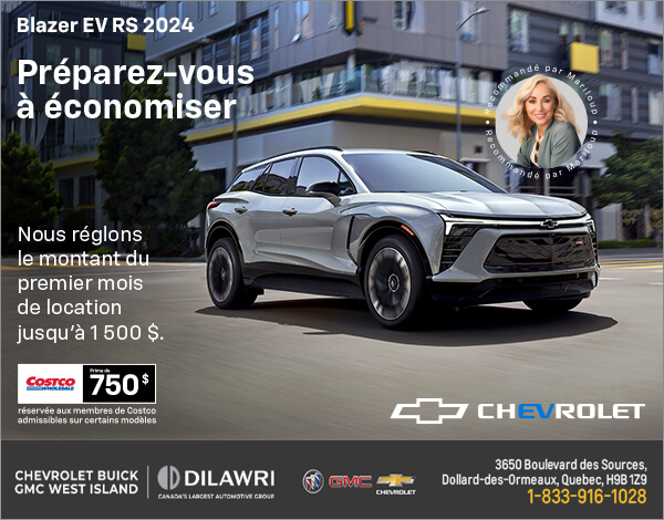 Procurez-vous le Chevrolet Blazer EV 2024