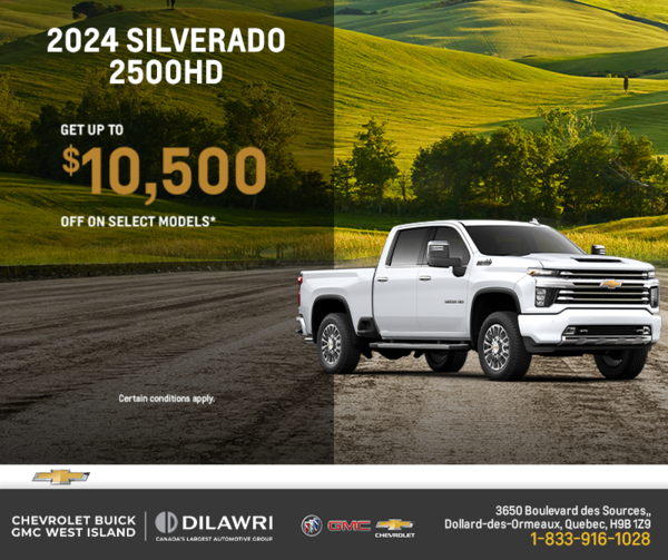 Get the 2024 Chevrolet Silverado 2500HD