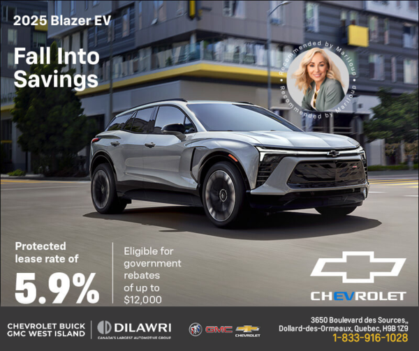 Get the 2025 Chevrolet Blazer EV