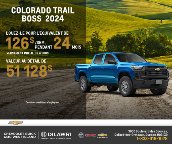 Le Chevrolet Colorado 2024