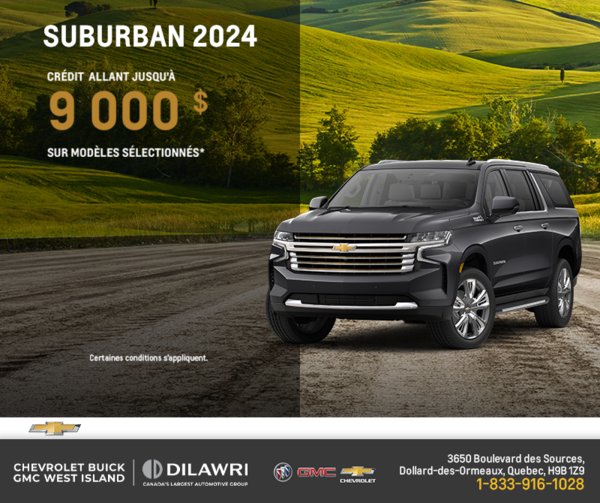 Le Chevrolet Suburban 2024