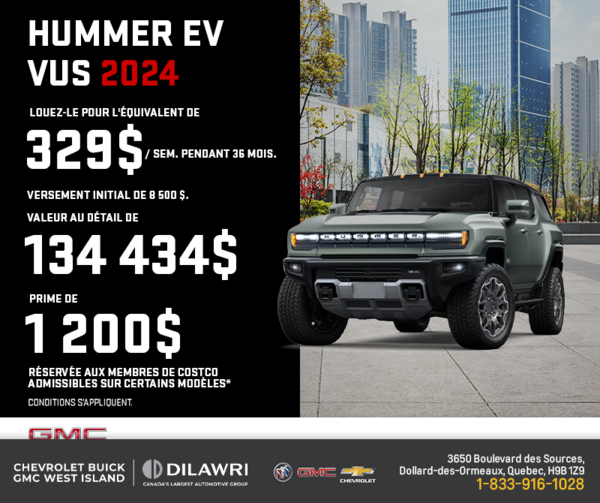 Le GMC Hummer EV 2024