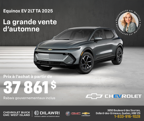 Procurez-vous le Chevrolet Equinox EV 2025