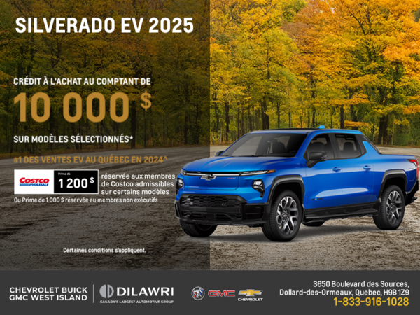 Procurez-vous le Chevrolet Silverado EV 2025