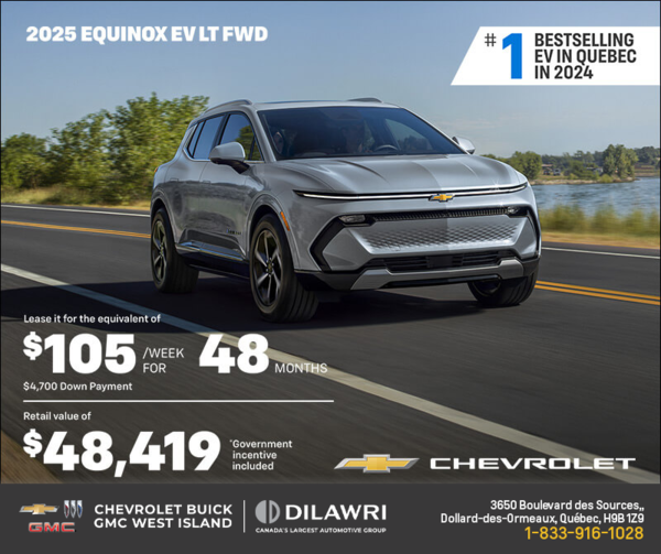 Get the 2025 Chevrolet Equinox EV