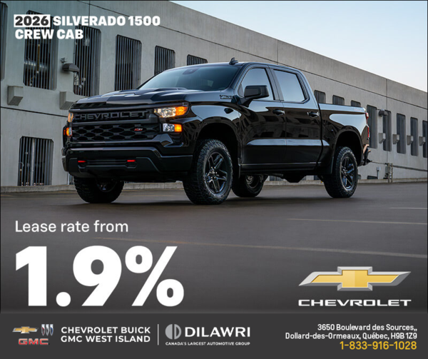 Get the 2026 Chevrolet Silverado 1500