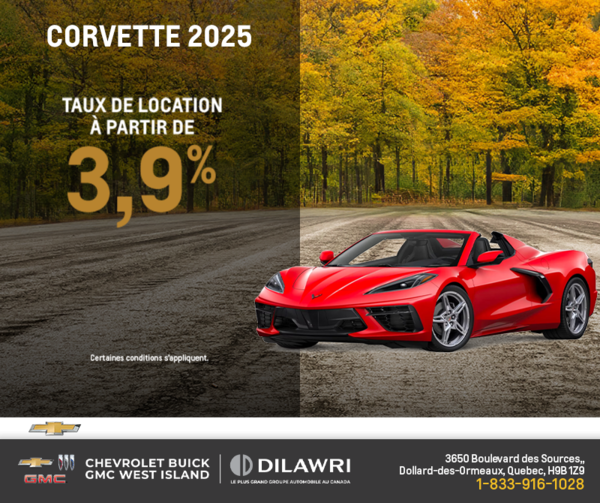 Procurez-vous le Chevrolet Corvette 2025