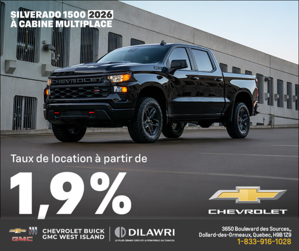 Procurez-vous le Chevrolet Silverado 1500 2026