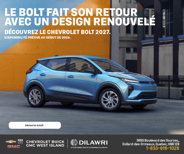 Procurez-vous le Chevrolet Bolt 2027