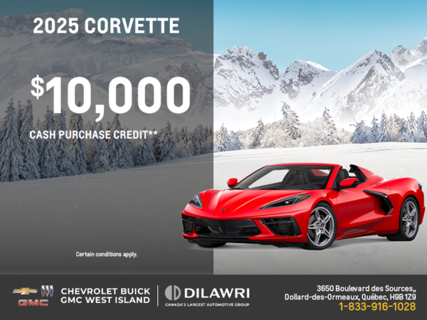 Get the 2025 Chevrolet Corvette