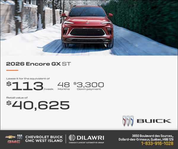 Get the 2026 Buick Encore GX
