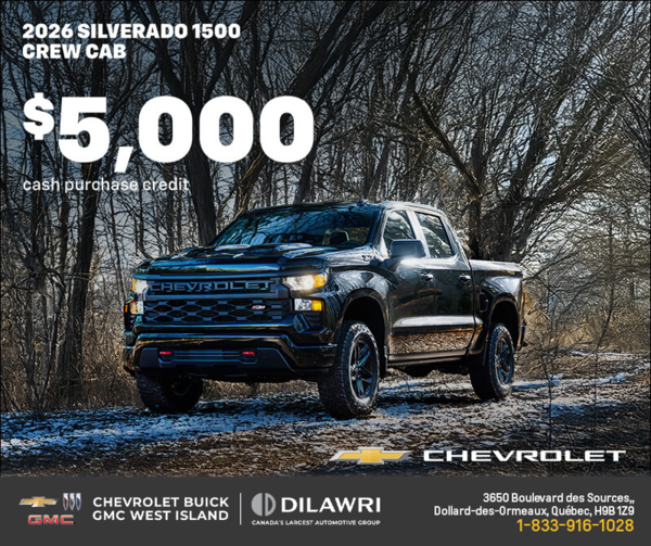 Get the 2026 Chevrolet Silverado 1500