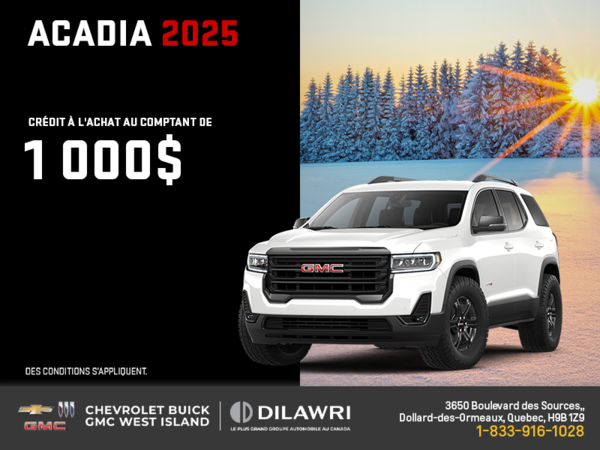 Le GMC Acadia 2025