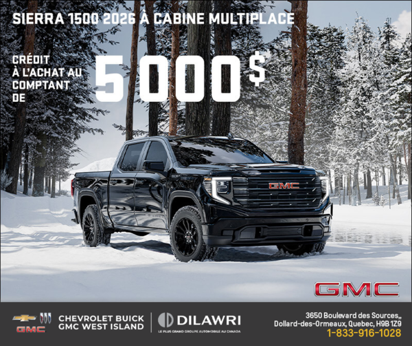 Le GMC Sierra 1500 2026