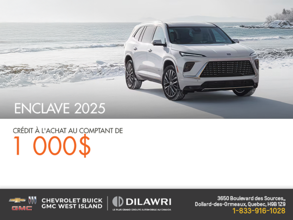Procurez-vous le Buick Enclave 2025