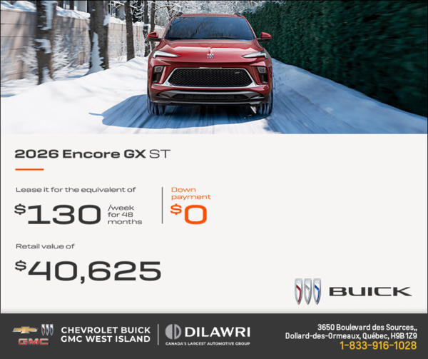 Get the 2026 Buick Encore GX