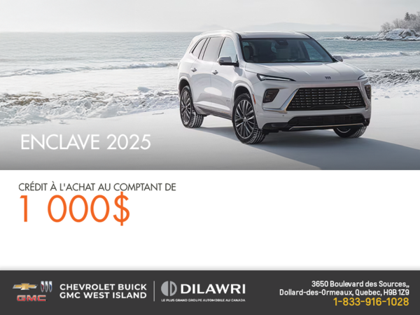 Procurez-vous le Buick Enclave 2025