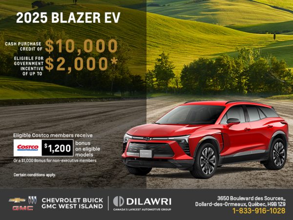 Get the 2025 Chevrolet Blazer EV