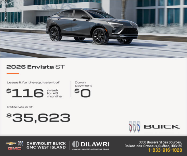 Get the 2026 Buick Envista