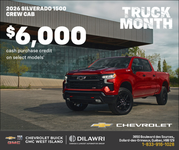 Get the 2026 Chevrolet Silverado 1500 Crew Cab