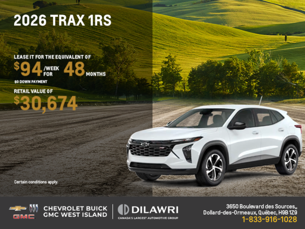 Get the 2026 Chevrolet Trax