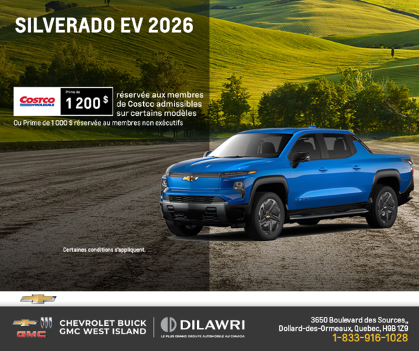 Procurez-vous le Chevrolet Silverado EV 2026