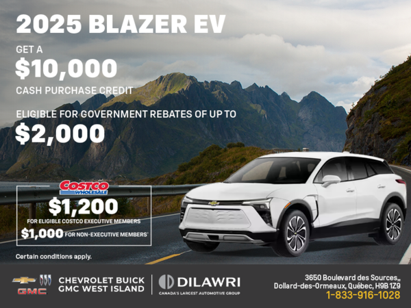 Get the 2025 Chevrolet Blazer EV