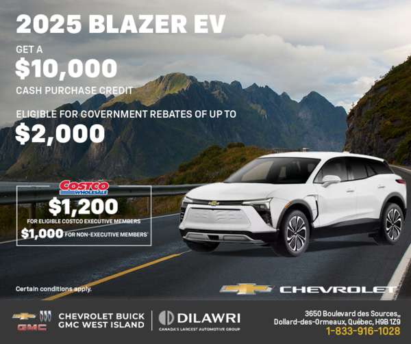Get the 2025 Chevrolet Blazer EV