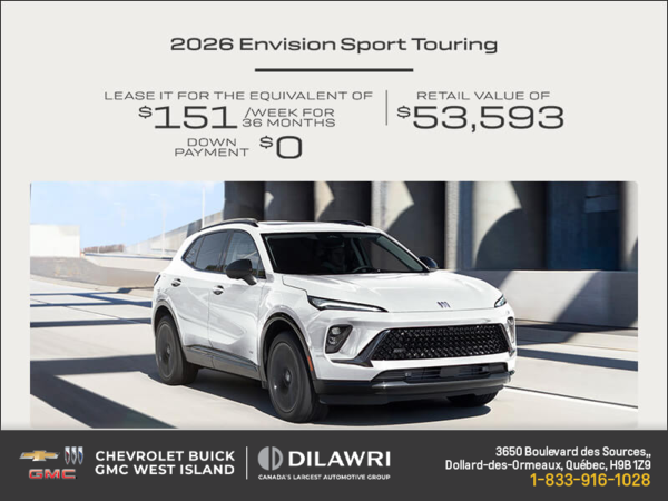 Get the 2026 Buick Envision