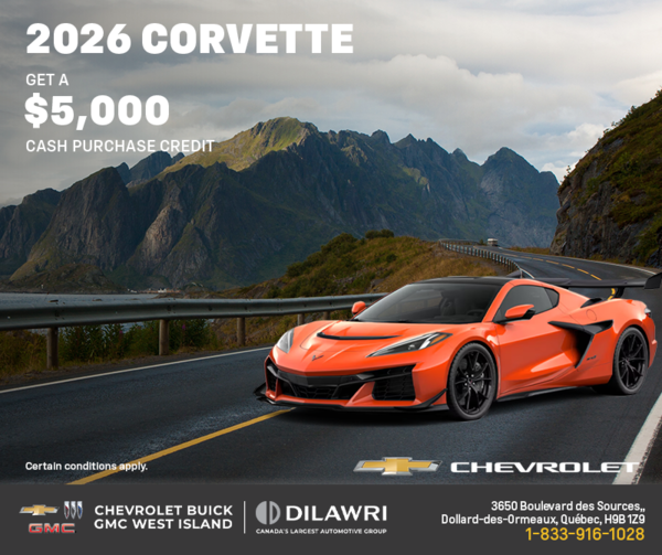 Get the 2026 Chevrolet Corvette