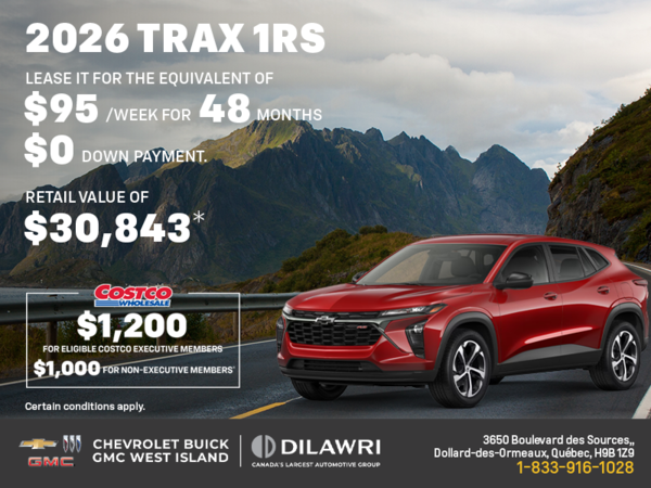 Get the 2026 Chevrolet Trax