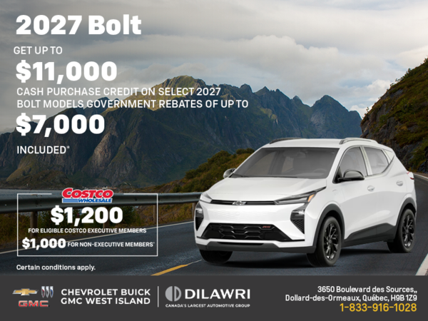 Get the 2027 Chevrolet Bolt