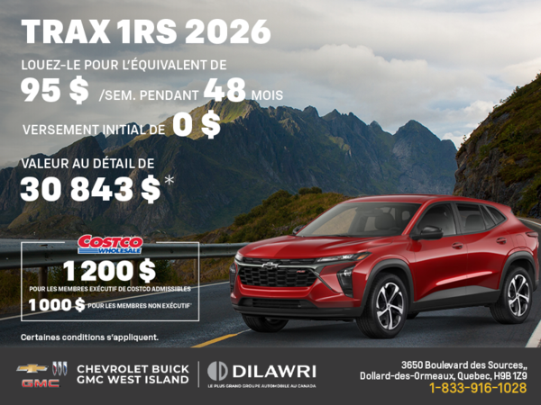 Le Chevrolet Trax 2026