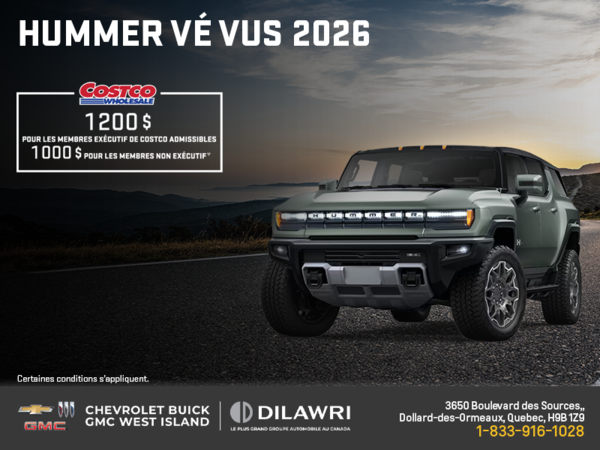 Le GMC Hummer VÉ VUS 2026