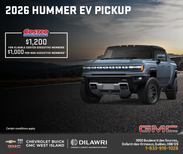 The 2026 GMC Hummer EV Pickup
