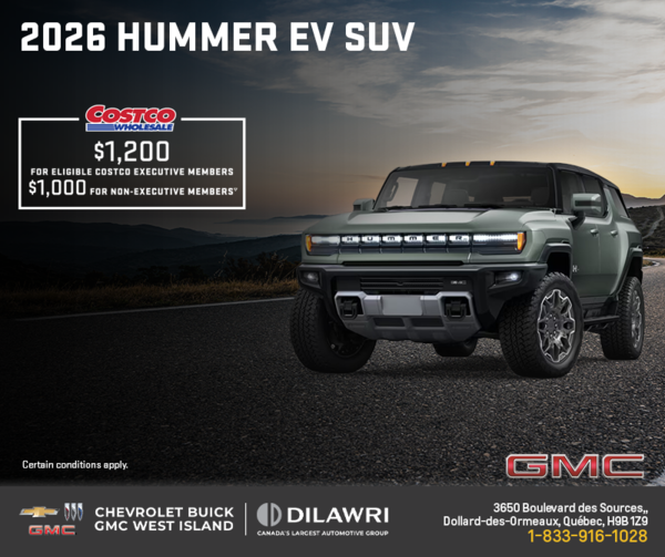 The 2026 GMC Hummer EV SUV