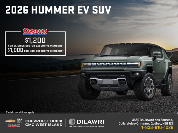 The 2026 GMC Hummer EV SUV