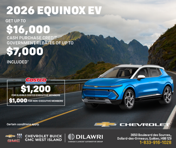 Get the 2026 Chevrolet Equinox EV