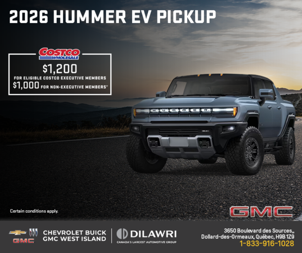 The 2026 GMC Hummer EV Pickup