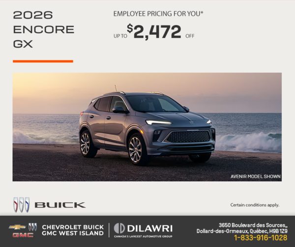 Get the 2026 Buick Encore GX