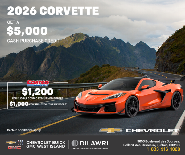 Get the 2026 Chevrolet Corvette