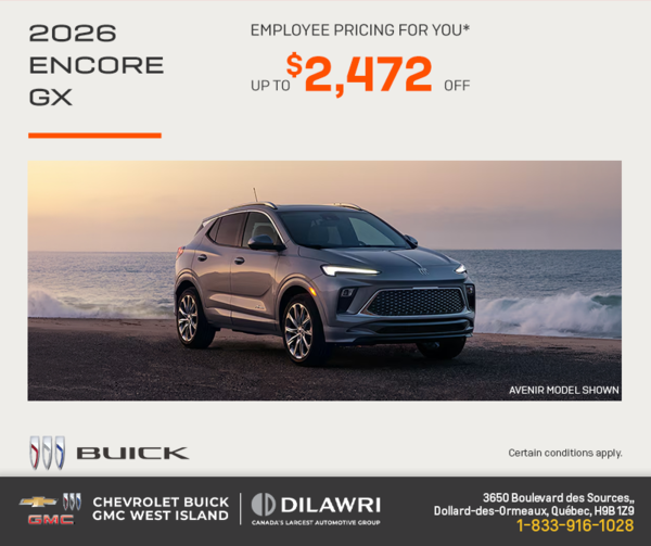Get the 2026 Buick Encore GX