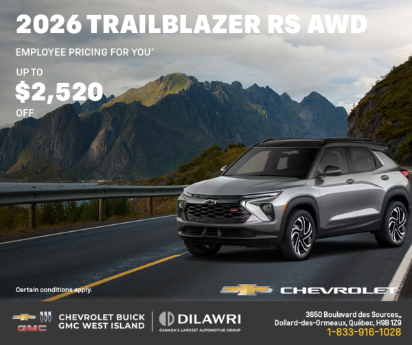 Get the 2026 Chevrolet Trailblazer